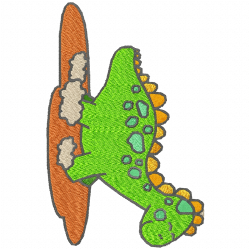 Dinosaur Embroidery Design 5